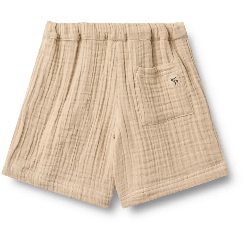 Wheat Warm Sand Sæt Skjorte S/S & Shorts Svend 5