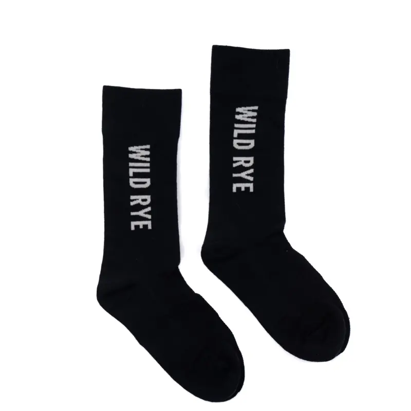 Wild Rye Merino Wool Bike Socks (6-Inch Cuff)