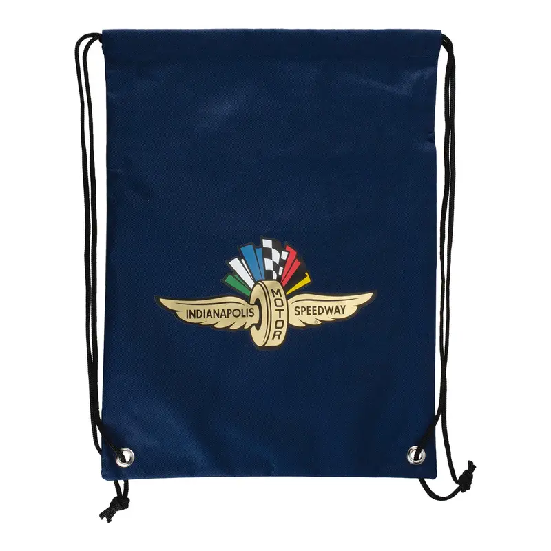 Wing Wheel Flag Big Logo Drawstring Backpack 1