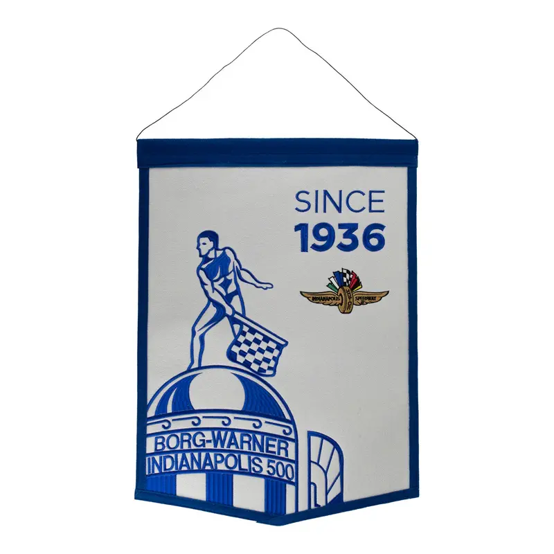 Wing Wheel Flag Borg Trophy Wool Banner 1