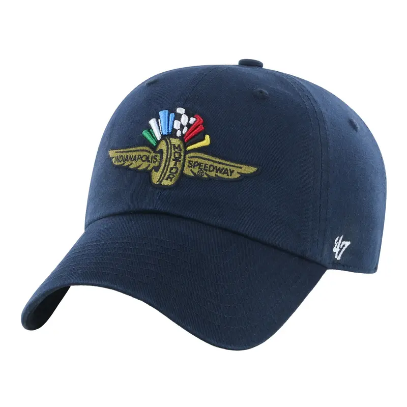 Wing Wheel Flag Clean Up Navy Hat 1