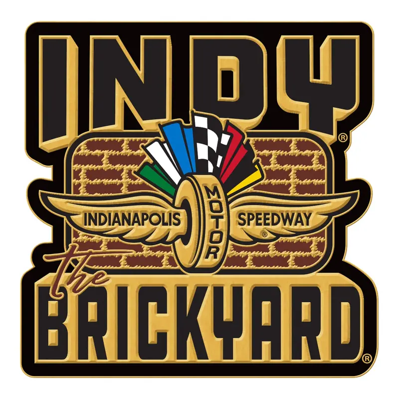 Wing Wheel Flag Indy The Brickyard Hatpin 1