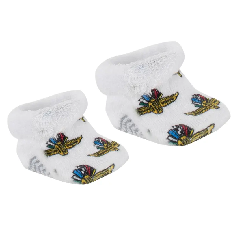 Wing Wheel Flag Infant Fan Booties 1
