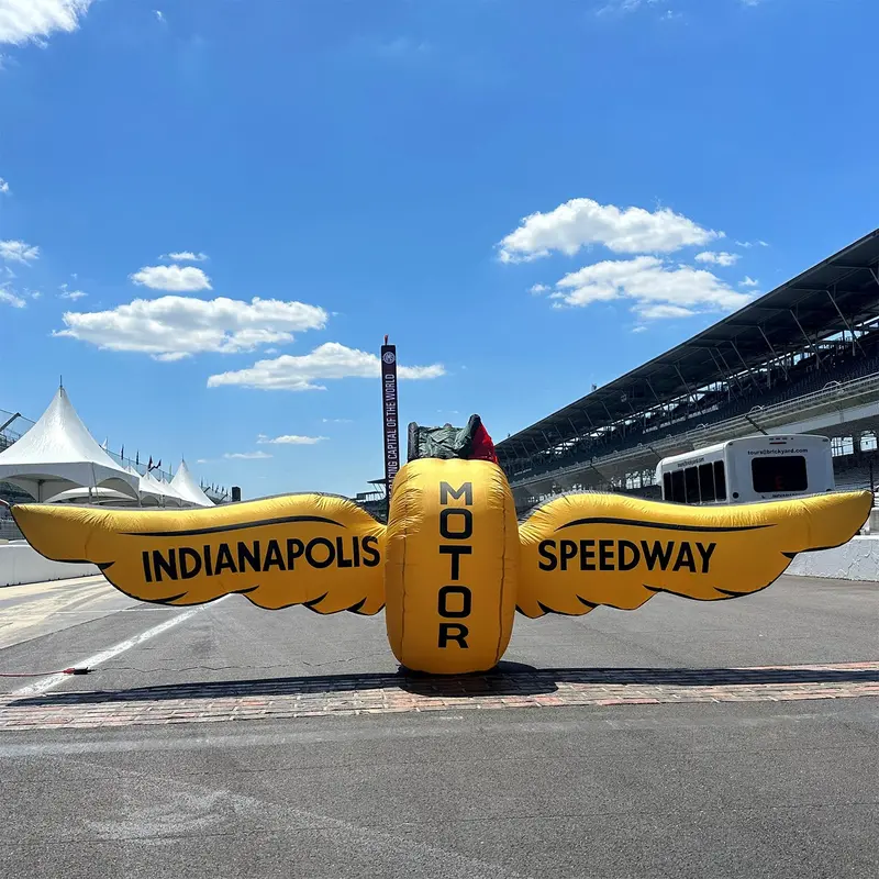 Wing Wheel Flag Inflatable Logo 1