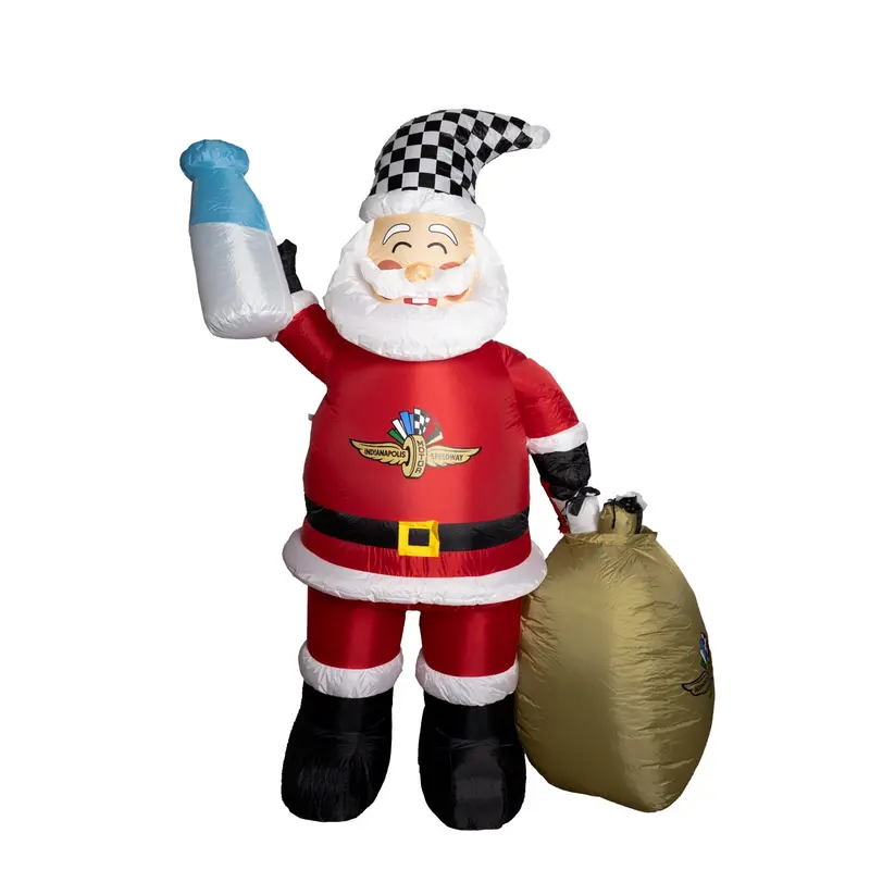 Wing Wheel Flag Inflatable Santa Claus 1
