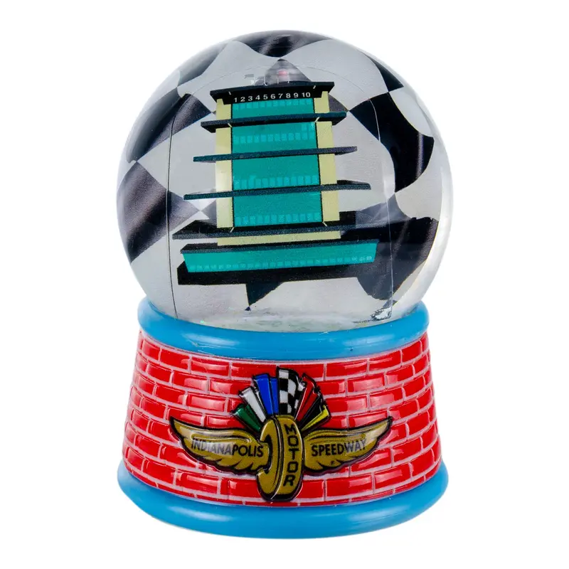 Wing Wheel Flag Pagoda Snow Globe 1