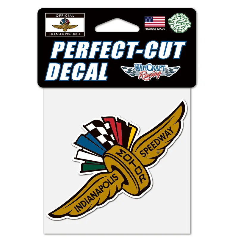Wing Wheel Flag Perfect Cut Decal 1