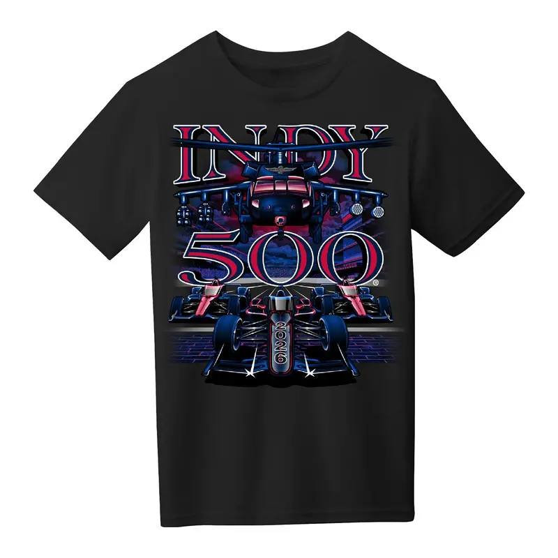 Youth 2026 Indy 500 Ghost Blackhawk T-Shirt 1