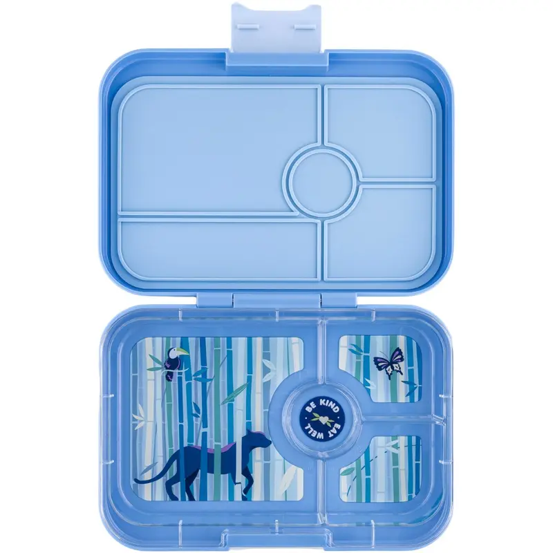 Yumbox Hazy Blue / Panther Tray Leakproof Tapas Xl 4 Bento Madkasse 1