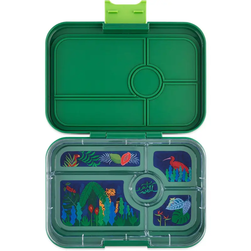 Yumbox Palm Green / Jungle Tray Leakproof Tapas Xl 5 Bento Madkasse 1