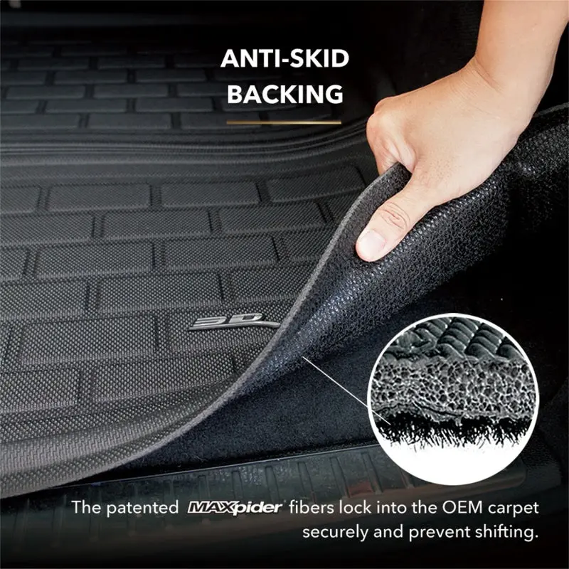 3D Maxpider 22-24 Hyundai Tucson Kagu Black Seat Back Protector 1