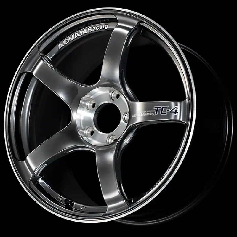 Advan Tc-4 Se 18X9.5 / +12 Offset / 5-114.3 / 73Mm Bore / Racing Hyper Black & Diamond Cut 1