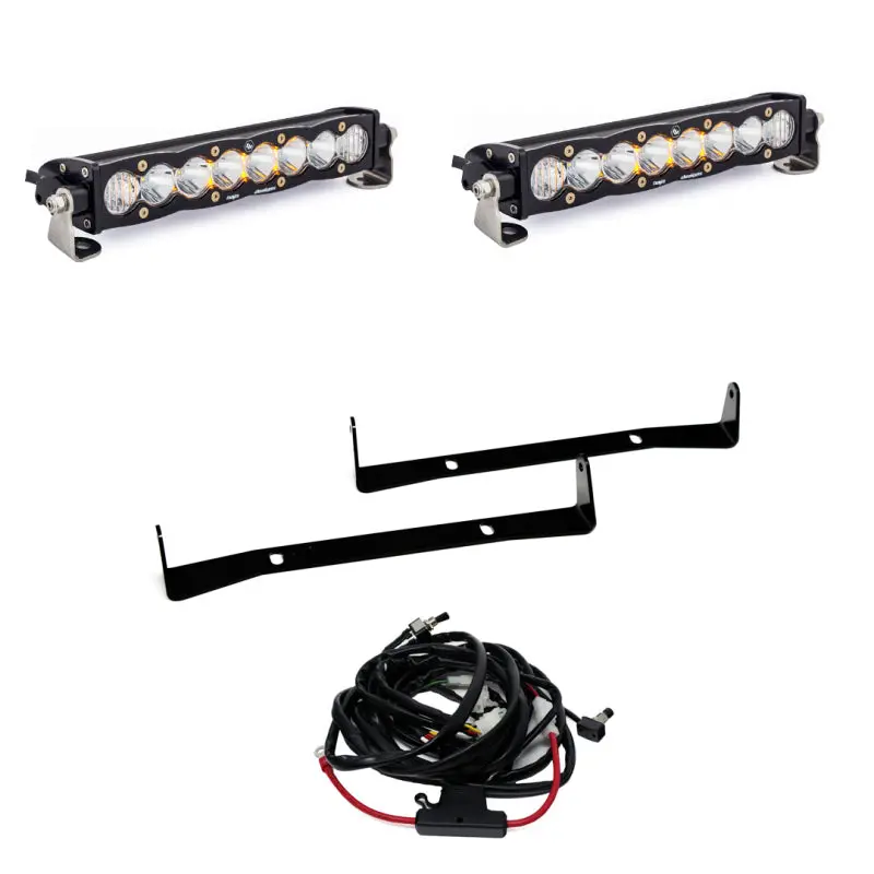 Baja Designs S8 Dual 10" Light Mount Kit For 2014–2018 Toyota 4Runner Trd 1