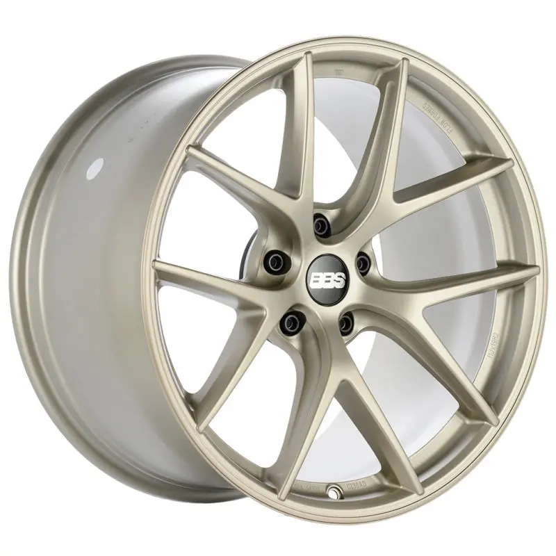 Bbs Ci-R Forged Monoblock Wheel – 19X11", Et58.5, Satin White-Gold Finish (Face 2 Design) 1