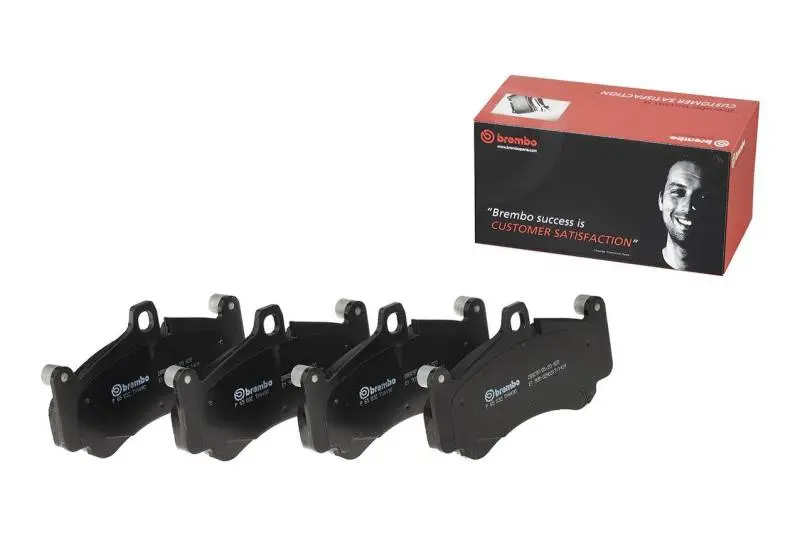 Brembo 10-15 Bmw 760Li Premium Nao Ceramic Oe Equivalent Pad - Front 1