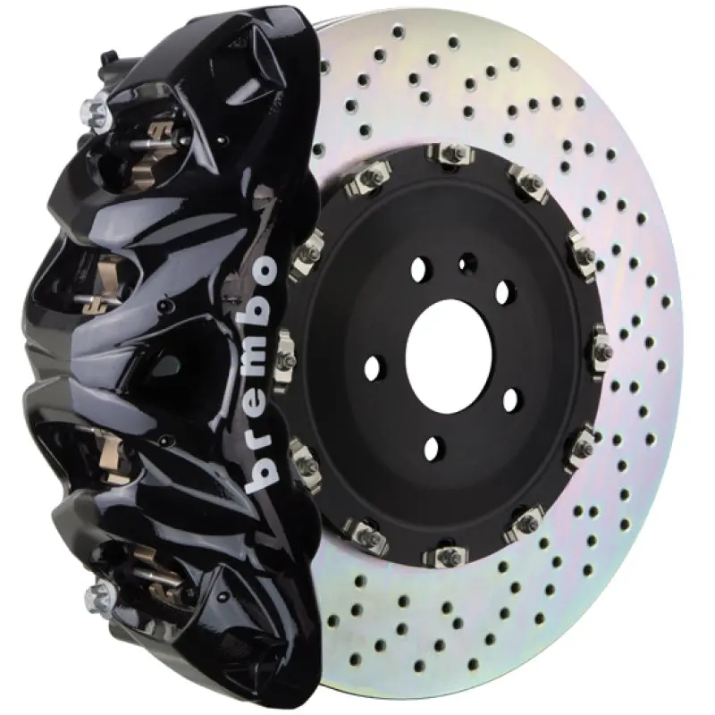 Brembo 19+ G-Class (Excl. Amg) Front Gt Bbk 8 Piston Cast 412X38 2Pc Rotor Drilled-Black 1