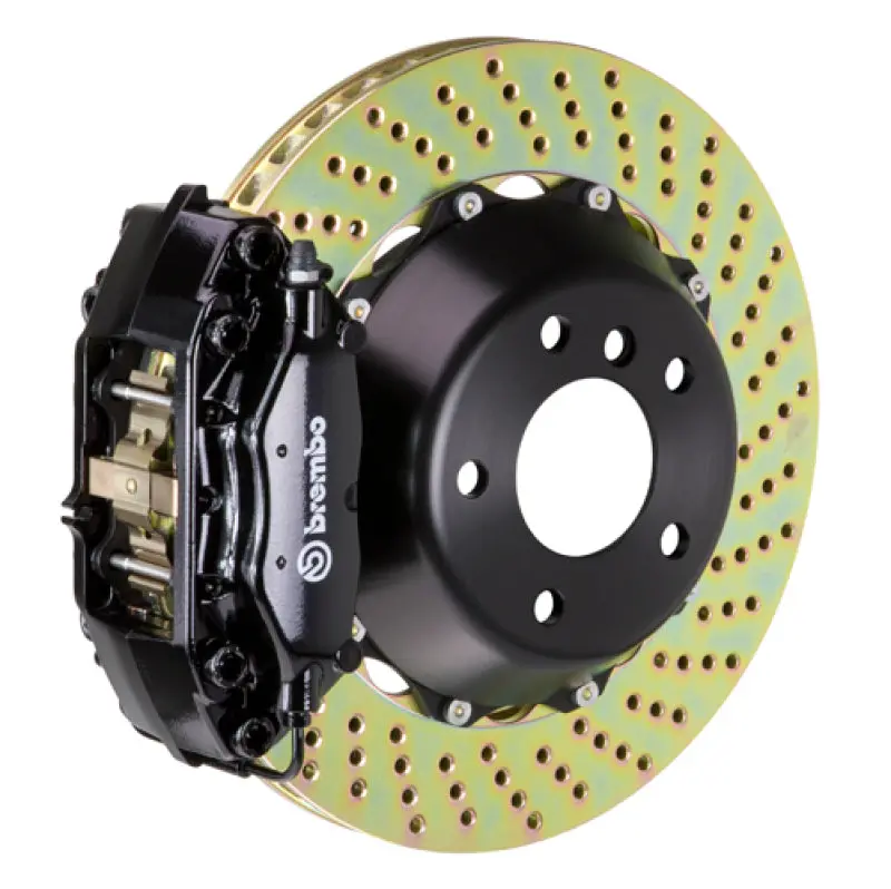 Brembo Gt Big Brake Kit – Rear Drilled Rotors (345X28Mm), 4-Piston Calipers, For 2008–2009 Pontiac G8 1