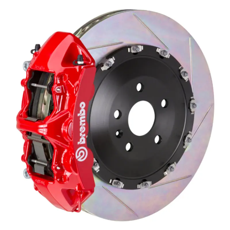 Brembo Gt Front Big Brake Kit For 2001–2004 Lamborghini Murciélago (L147) – 6-Piston Calipers, 405×34Mm Slotted Two-Piece Rotors, Red Finish 1