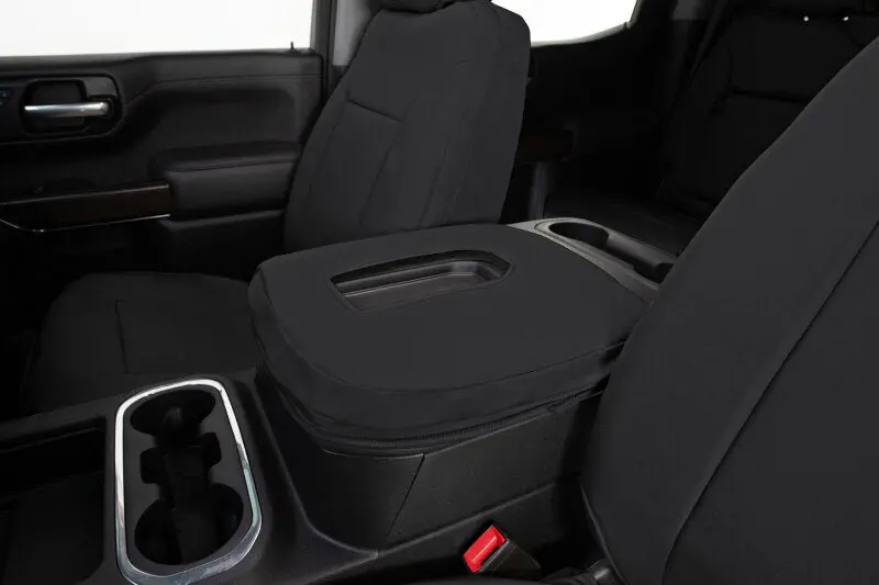 Covercraft 15-19 Chevrolet Silverado/Gmc Endura Precisionfitfront Row Seat Covers - Blk/Blk 1