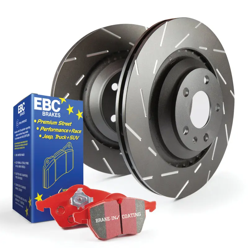 Ebc S4 High-Performance Brake Kit – Redstuff Pads & Usr Drilled/Slotted Rotors 2