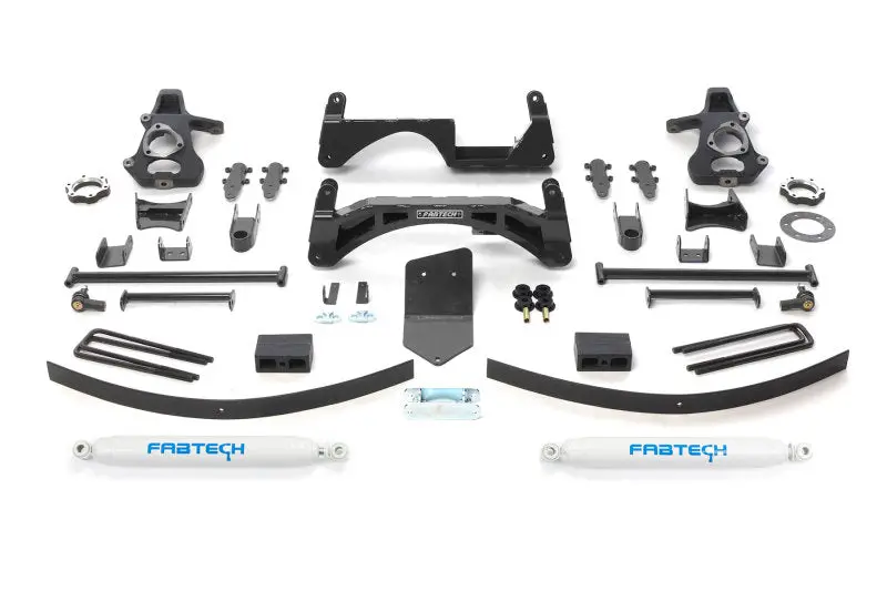 Fabtech 6-Inch Lift System With Performance Shocks – For 2007–2013 Gm K1500 4Wd Trucks (Excludes Autoride) 1