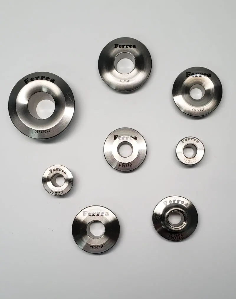 Ferrea Double-Spring Titanium Valve Retainers – 7° Pro Cnc Machined For Acura/Honda K24Z2 & K24Z3 Engines (16-Piece Set) 1