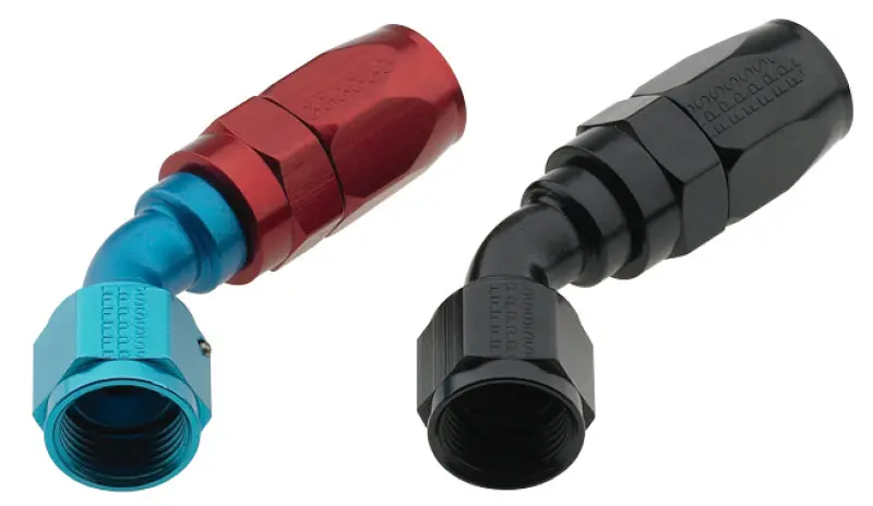 Fragola -16An To -12An 45° Reducing Hose End – Black Anodized 1