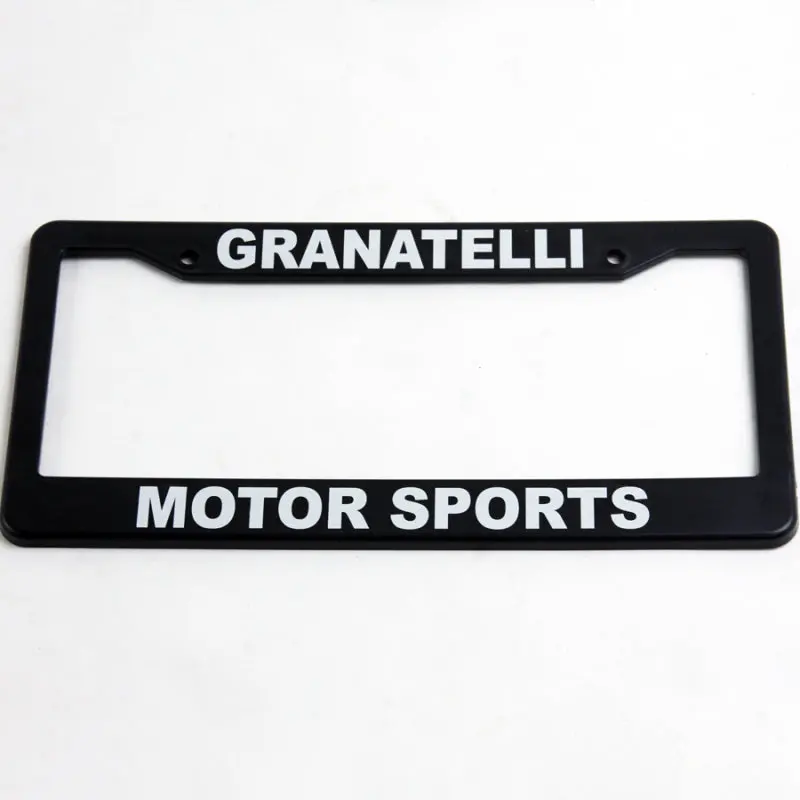 Granatelli Motor Sports License Plate Frame – Racing-Themed Aluminum Design 1