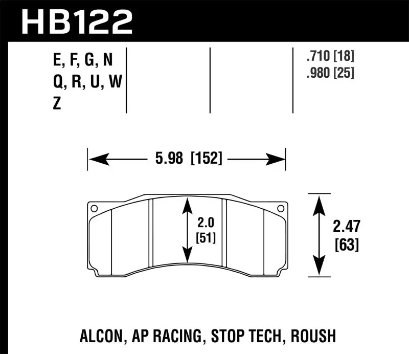 Hawk Stoptech St-60 Ceramic Brake Pads – Street Performance, Oe Fitment 1