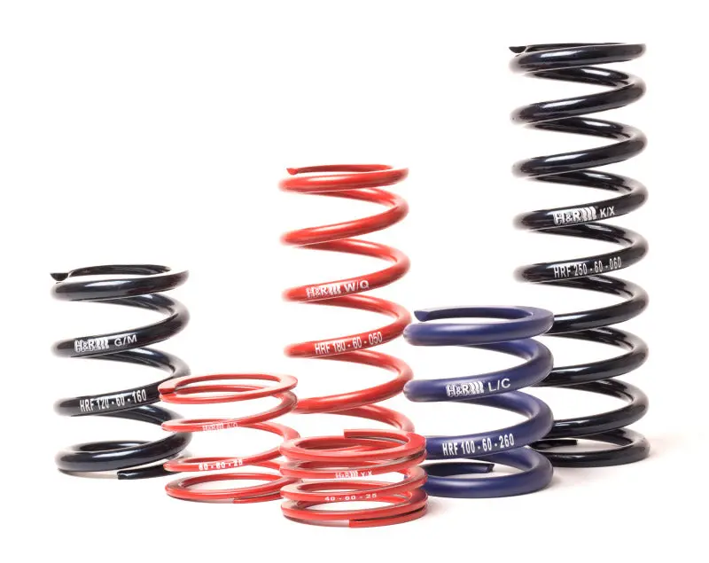 H&R Single Race Coil Spring: 60Mm Id, 140Mm Length, 110 N/Mm (629 Lb/In) Rate 1