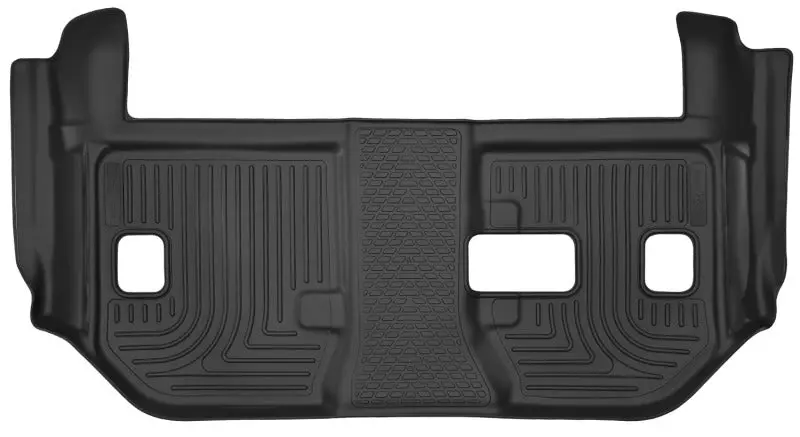 Husky X-Act Contour Black Floor Liners – Third Row For 2015 Chevrolet Suburban & Gmc Yukon Xl With Bench Seating 1