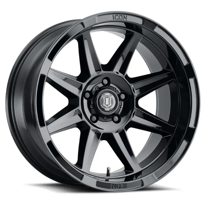Icon Bandit Gloss Black 20X10 Wheel – 5X5 Bolt Pattern, -24Mm Offset, 4.5-Inch Backspace, 71.5Mm Center Bore 1