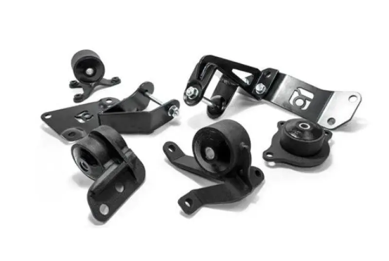 Innovative 01-05 Civic K-Series Black Steel Mounts 95A Bushings (Not K24 Trans) 1