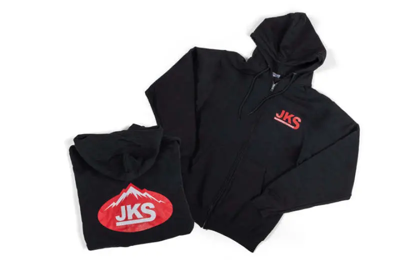 Jks Manufacturing Black Zip-Up Hoodie – Unisex Fit, Size 2Xl 1