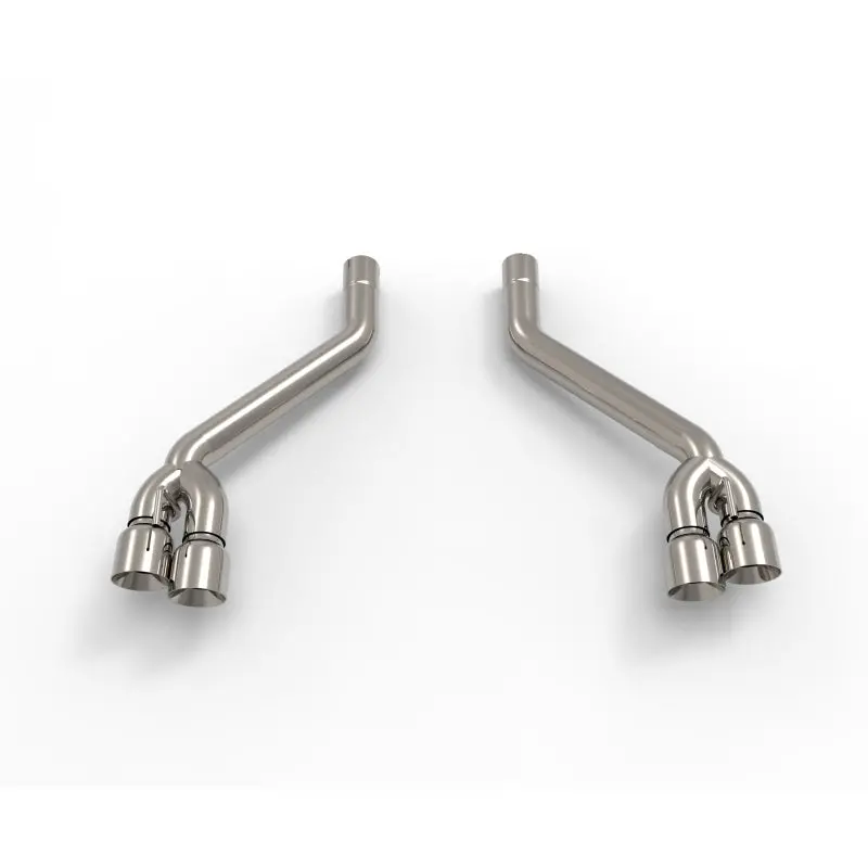 Kooks 3-Inch Axle-Back Exhaust System For 2016+ Chevrolet Camaro Ss – Muffler Delete With Polished Quad Tips 1