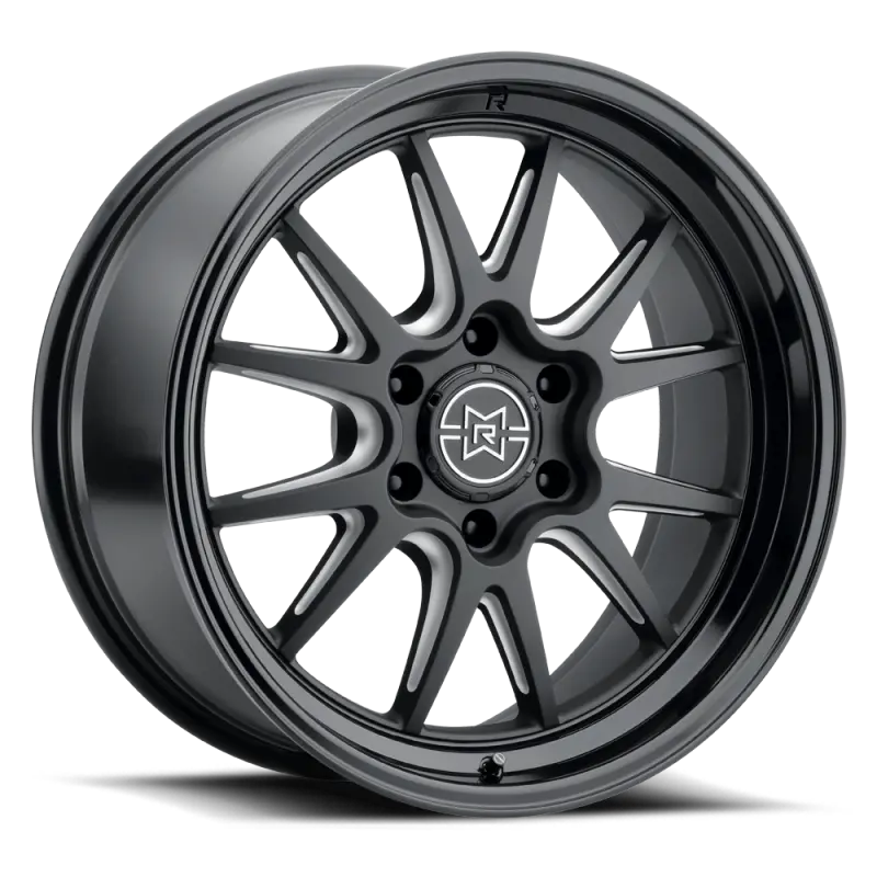 Method Mr802 Raised Beadlock-Style Wheel – 20X9, 8X6.5 Bolt Pattern, -12Mm Offset, 121.3Mm Bore, Double Black Milled Finish 1