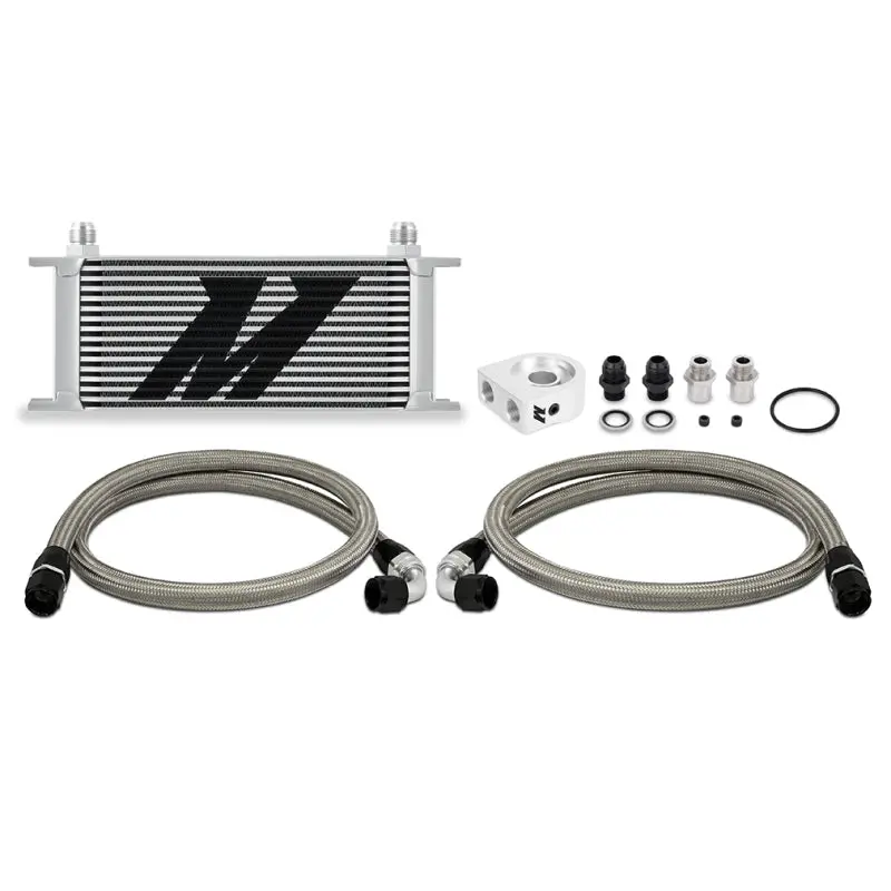 Mishimoto Universal Oil Cooler Kit 16-Row Silver 1