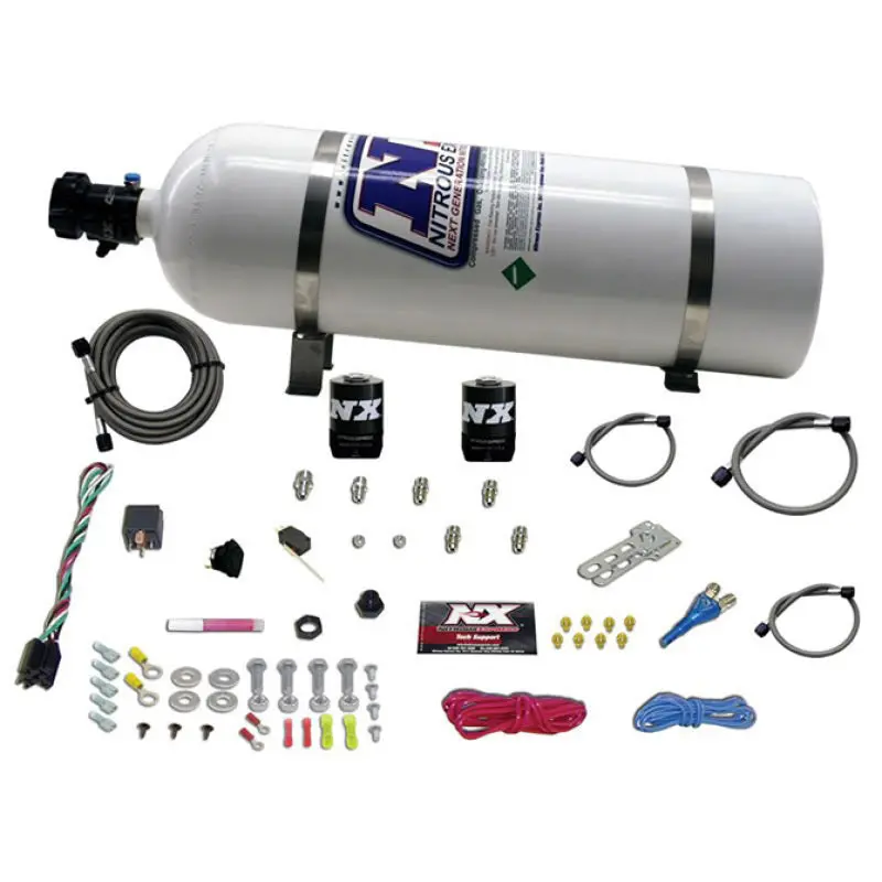 Nitrous Express Universal Efi Nitrous System – Single-Nozzle Kit With 15Lb Bottle 1