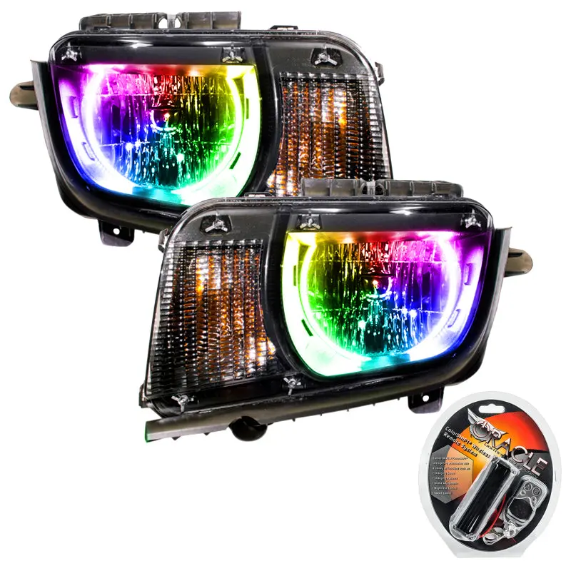 Oracle Colorshift Led Headlights For 2010–2013 Chevrolet Camaro Smd Hl (Non-Rs) With Rf Remote Control 1