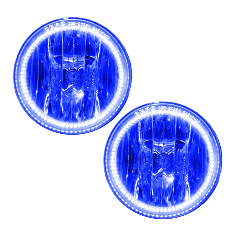 Oracle Lighting Pre-Assembled Led Halo Fog Lights For 2007–2013 Gmc Yukon Denali – Blue Accent Ring 1