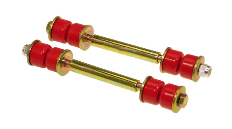 Prothane Adjustable End Link Kit – 5-Inch Mounting Length, Red Polyurethane Bushings 1