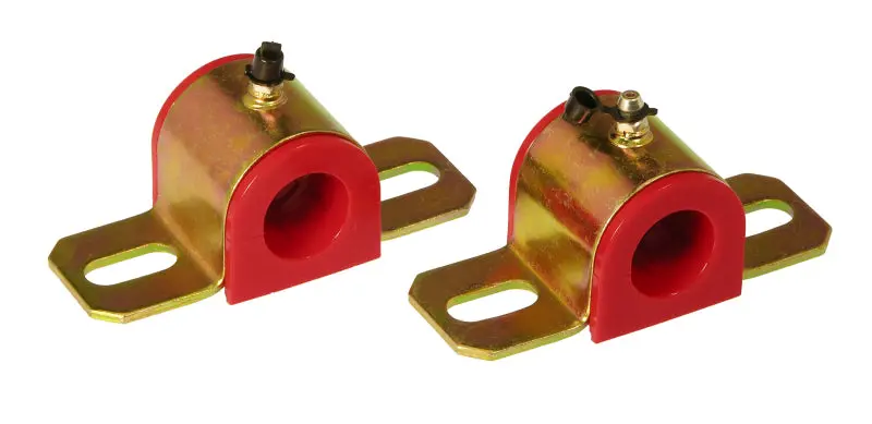 Prothane Greasable Sway Bar Bushing Kit – 1-Inch Diameter, Type B Bracket, Red 1