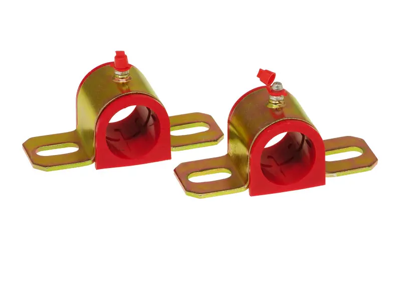 Prothane Universal Greasable Sway Bar Bushings - 1 5/16In - Type B Bracket - Red 1