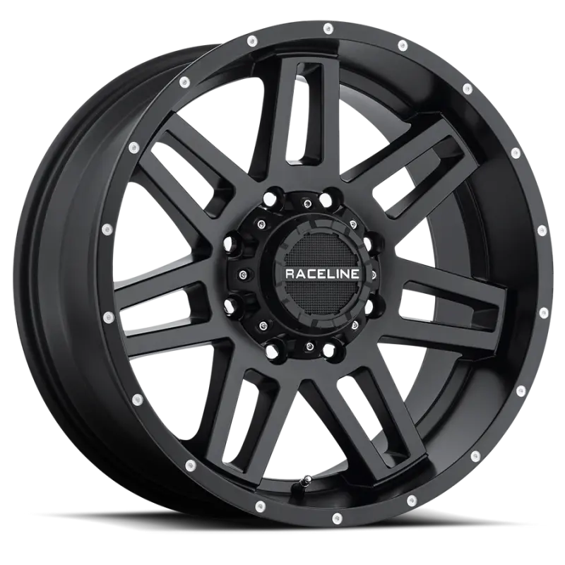 Raceline 931B Satin Black Off-Road Wheel – 17X9 With Negative Offset 1