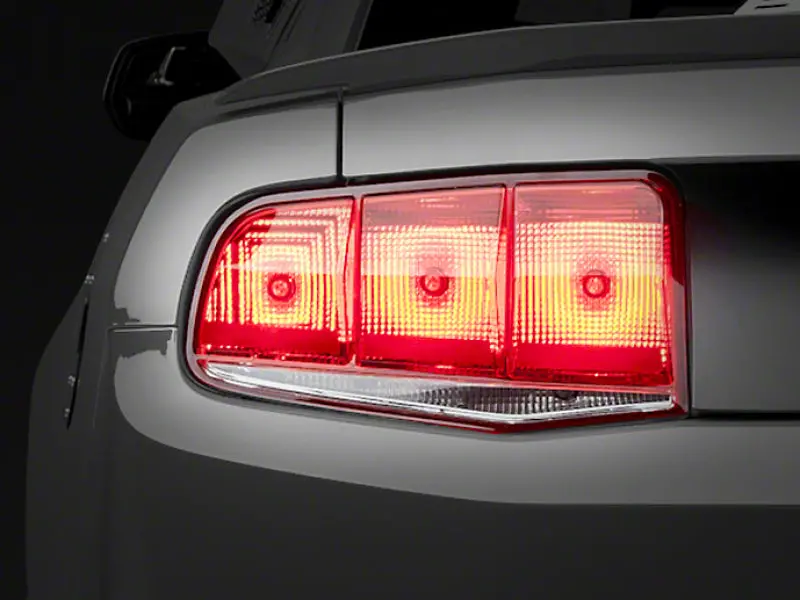 Raxiom 10-12 Ford Mustang Aero Tail Lights- Blk Housing (Smoked Lens) 1