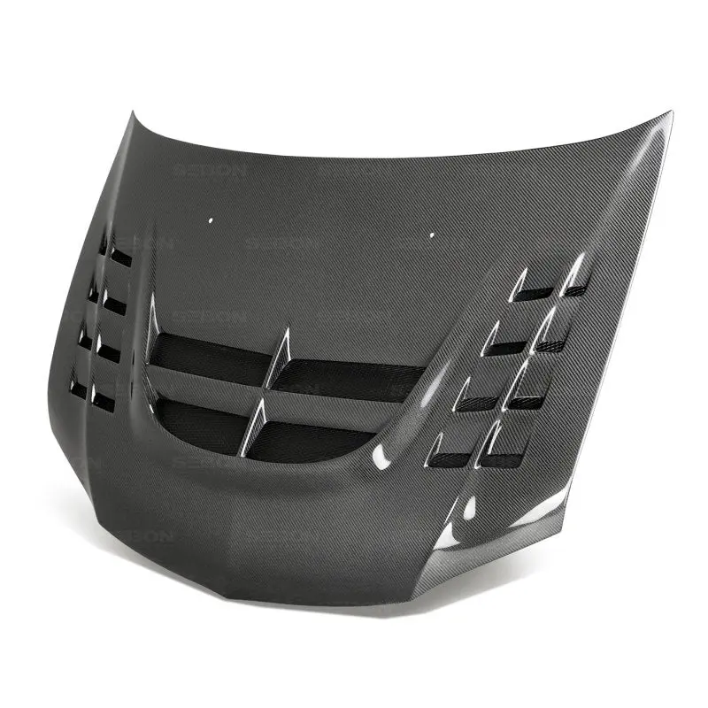 Seibon Carbon Fiber Hood For 2003–2007 Mitsubishi Lancer Evolution Viii & Ix (Cw Ii Style) 1