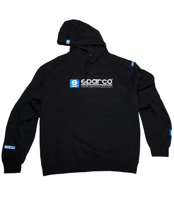Sparco Swtshrt Hooded Www Blk Sml 1