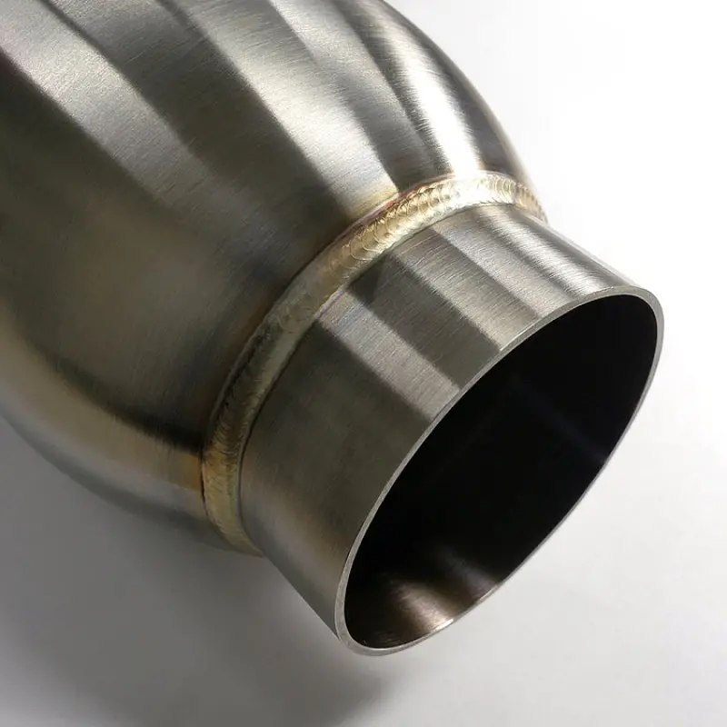 Stainless Bros Bullet-Style Resonator – 4" Inlet/Outlet, 5" Round Body, 12" Overall Length, Ss304 Construction 1