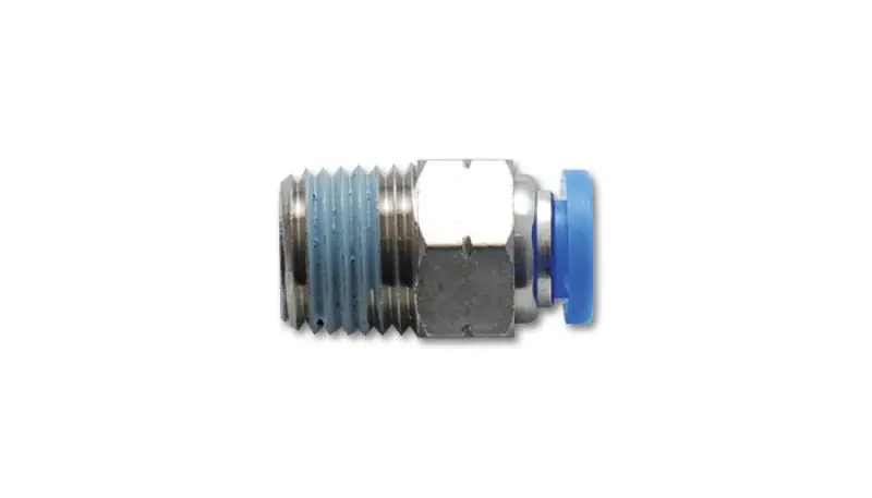 Vibrant 1/4" Od Tubing Straight Male Fitting With 1/16" Npt Thread 1