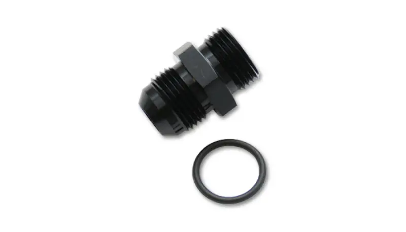 Vibrant -4An Flare-To-An Straight Cut Thread Adapter (9/16-18) With O-Ring Seal 1